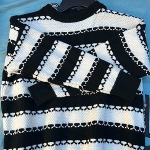 Temu Striped Knitted Sweater!
